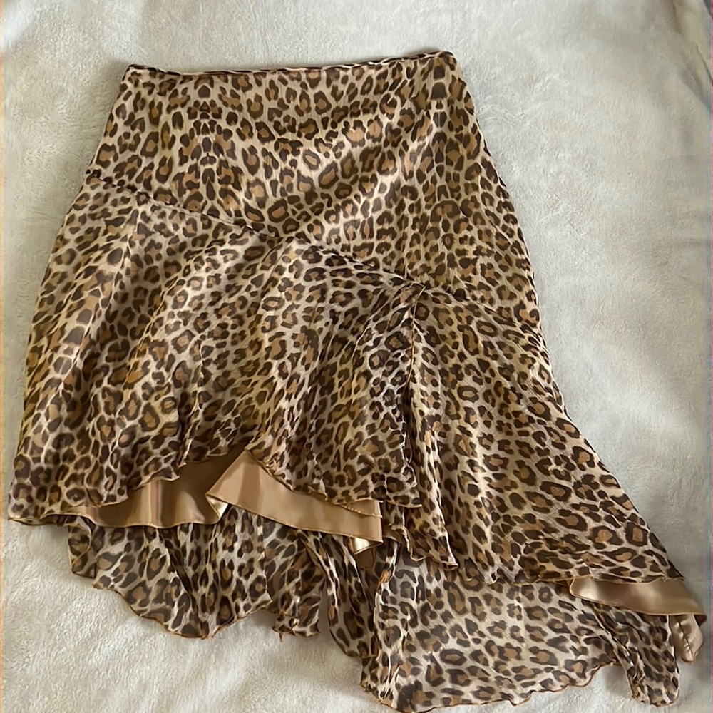 New Gorgeous Silk Donna Karan  Asymmetrical Skirt